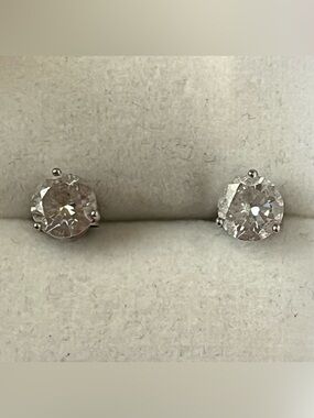 4ct Brilliant Cut Lab Studs (2cts on each side)
